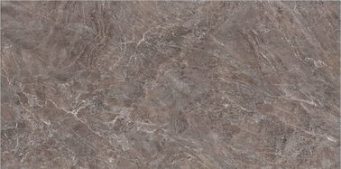 Légèrement plancher intérieur de tuile de porcelaine de 900*1800mm de tuile de couleur antidérapage d'intérieur de l'épaisseur 10mm Brown