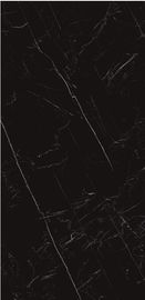 La porcelaine d'intérieur noire superbe décorative des carrelages de porcelaine de vente chaude 1200x2400 couvre de tuiles le mur noir de cuisine de tuiles