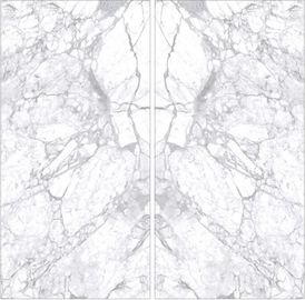 Dalle en céramique 64' de tuile de plancher et de mur de salle de bains d'effet de tuile de marbre de porcelaine grande tuile moderne de mur de style de X128