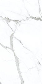 Tuile de marbre blanche de porcelaine de regard du plancher 1800x900mm de couleur