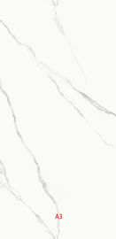 Grande 1800x900 millimètre tuile blanche polie de porcelaine de regard de marbre de Carrare
