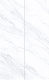 Tuile de marbre blanche faite sur commande de porcelaine de regard de l'Italie Calacatta