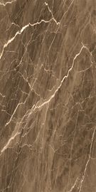 Le mur moderne de carrelages de Brown de qualité d'exportation de tuile de porcelaine couvre de tuiles la tuile vitrée de porcelaine polie par tuiles de marbre en céramique