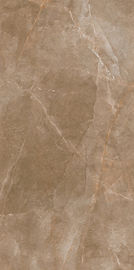 La villa de Brown a glacé le prix en céramique poli 1200x2400mm de carrelages de regard de porcelaine de marbre de tuile
