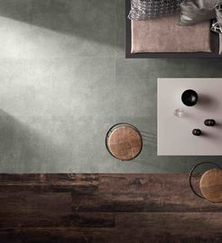 Tuile mince de la porcelaine 600x1200 de Grey Rough Matte 4.8mm