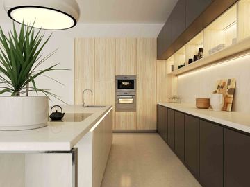 Carrelage poli par 15mm extérieur brillant de porcelaine de grand marbre de dalle