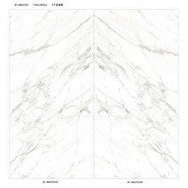Tuile de marbre blanche 160*320cm de porcelaine de finition de regard de marbre de striation de tuiles de Carrare de plein plancher italien de corps