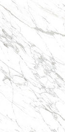 Tuile vitrée par porcelaine vitrée entièrement polie de Carrare de porcelaine de tuile de grande de tuile de taille de grand format tuile blanche moderne de mur
