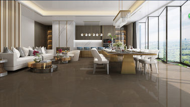 Anti tuile de porcelaine de glissement de Dack Brown Ceramic 1200x2400mm