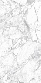 Carrelage blanc poli de porcelaine de salon du rectangle 12mm
