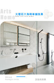 Petite tuile de mur du blanc 200*230mm d'hexagone belle