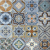 Décor 600 x 600mm imperméables Matt Glazed Tiles de mur