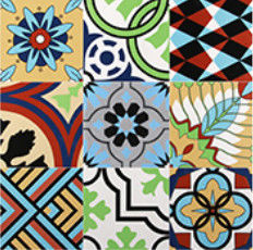 Carreau de céramique de salle de bains d'Art Picture Matte Plane 10mm 60*60cm