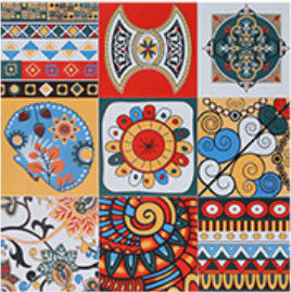 Tuiles d'intérieur colorées de la porcelaine 600x600 de Matt Archaized 10mm
