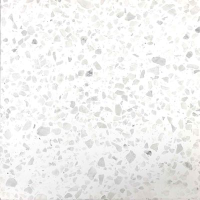 Le pavage de bureau parquette les tuiles blanches de pierre de sol de mosaïque de 80x80cm