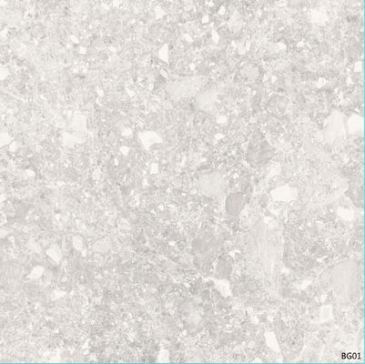Carrelages extérieurs de sol de mosaïque de porcelaine de salle à manger d'OEM Grey Color léger