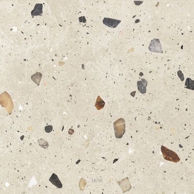 Couleur beige Grey Ceramics Porcelain Rustic Tile d'OEM 24' x24